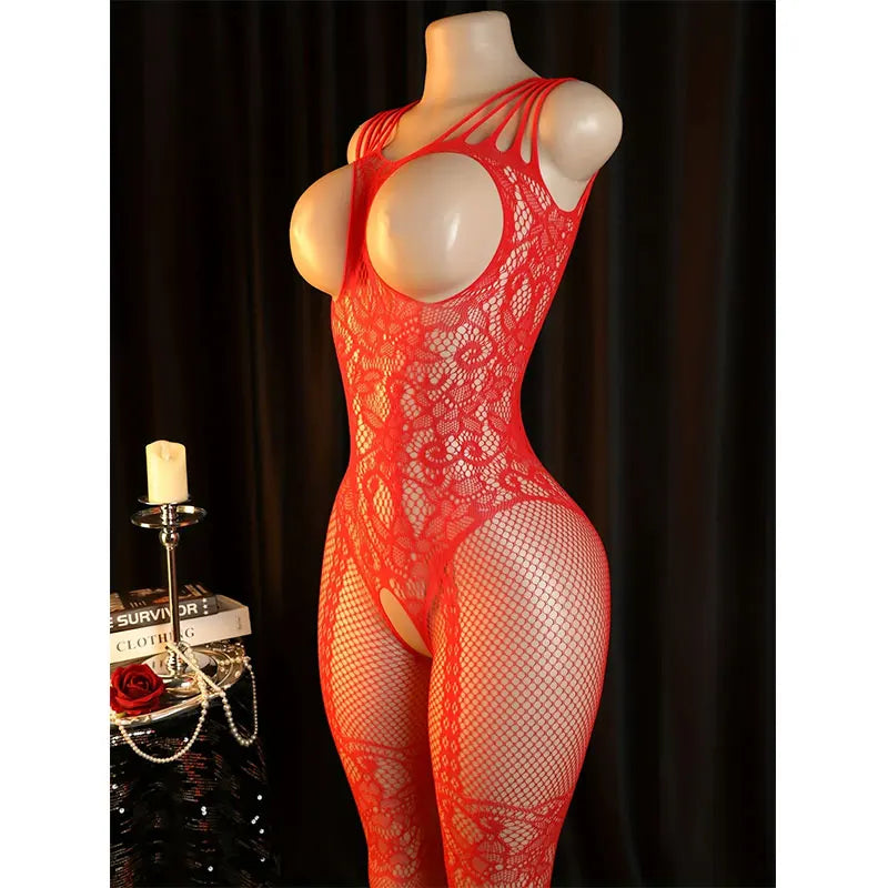 SeeThrough Fishnet Babydolls Erotic Crotchless Temptation Adult Sexy Lingerie Teddy Bodystockings Sex Bondage Bodysuit Pantyhose
