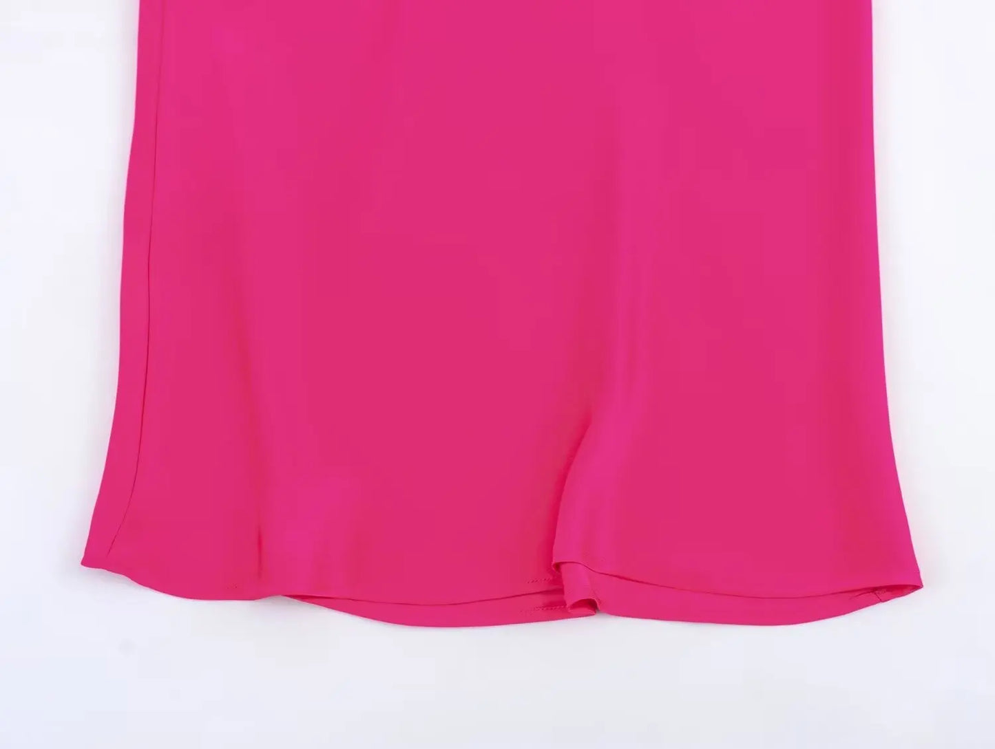 2026 New Women's European And American Style Fashion Silk Satin Texture High Waist Skirt Street Style Elegant Mid-length Skirt