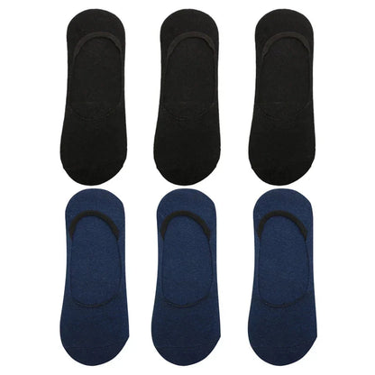 6-Pack Bamboo Invisible Low-Cut Socks | Breathable Boat Socks