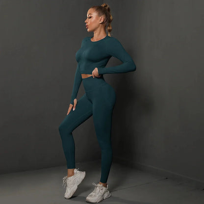 Women's Seamless Long Sleeve Yoga Top