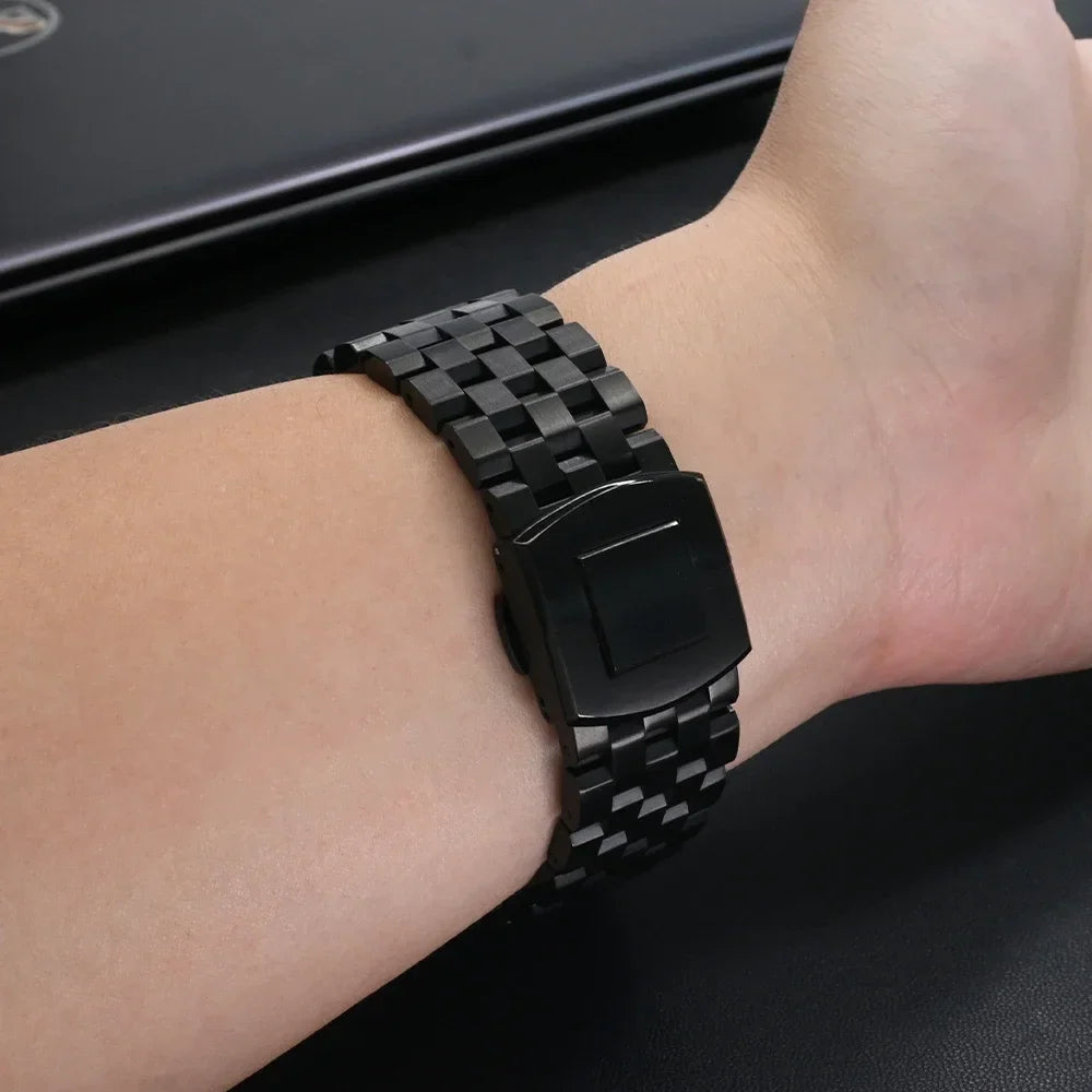 Garmin QuickFit 22/26mm Five-Link Steel Bracelet with Butterfly Clasp