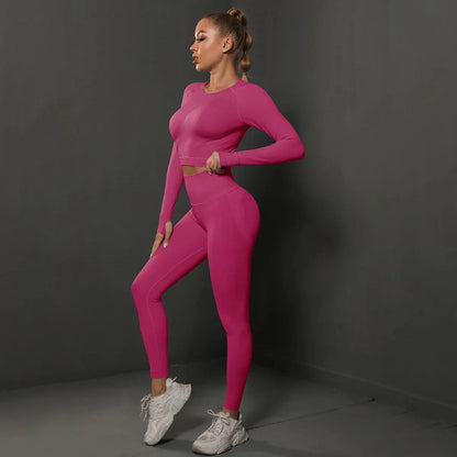Women's Seamless Long Sleeve Yoga Top