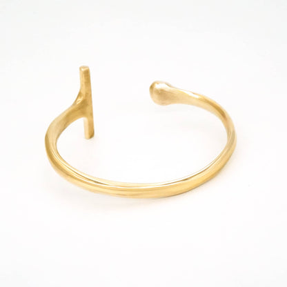 Teardrop Asymmetrical Cuff Bracelet | Shaba