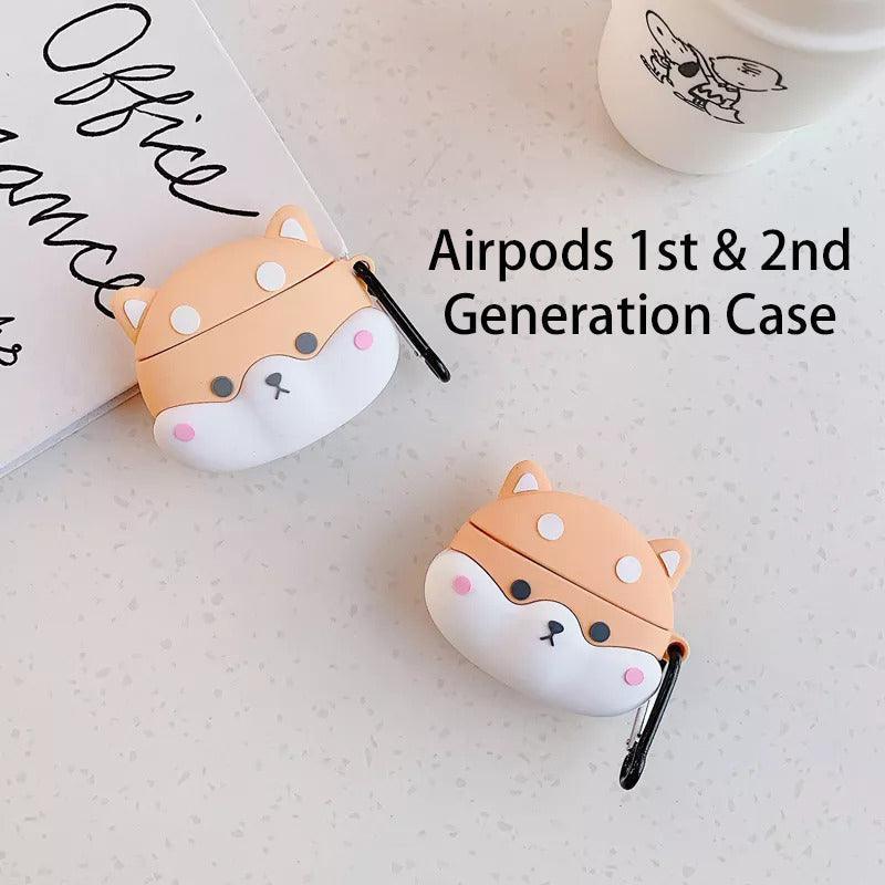 Cute Shiba AirPods Case Cover – Compatible 3rd Gen or Pro