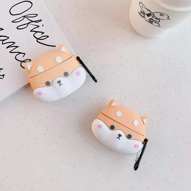 Cute Shiba AirPods Case Cover – Compatible 3rd Gen or Pro