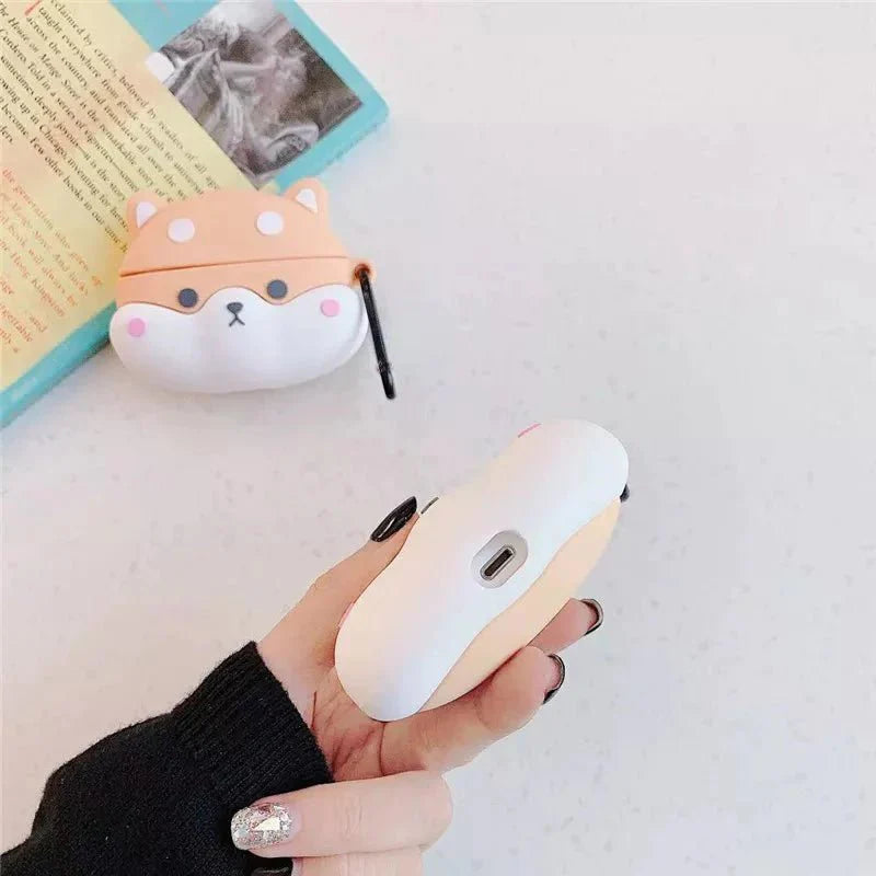 Cute Shiba AirPods Case Cover – Compatible 3rd Gen or Pro