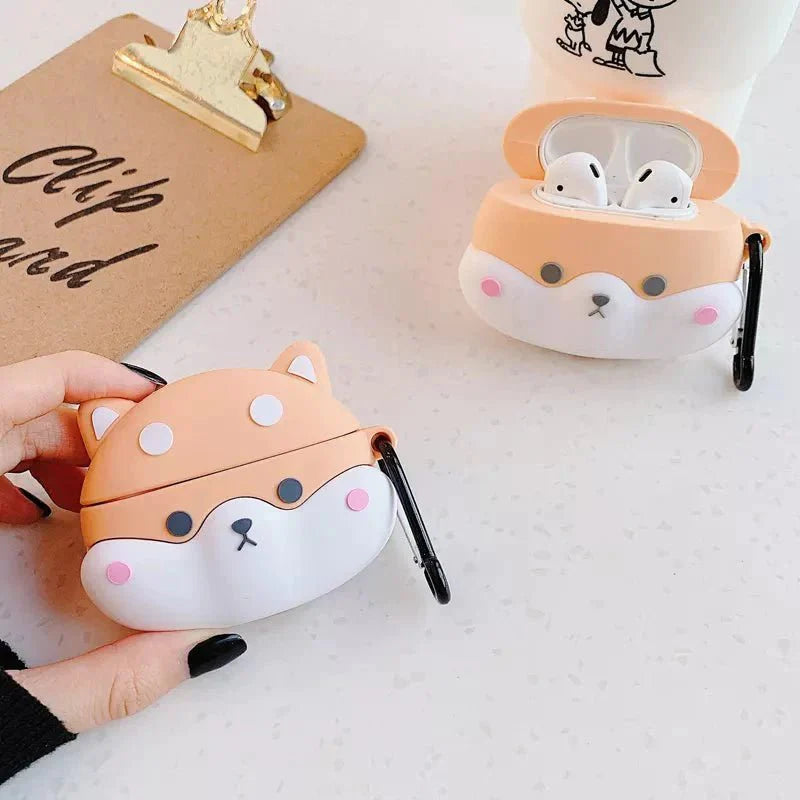 Cute Shiba AirPods Case Cover – Compatible 3rd Gen or Pro