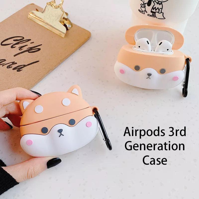 Cute Shiba AirPods Case Cover – Compatible 3rd Gen or Pro