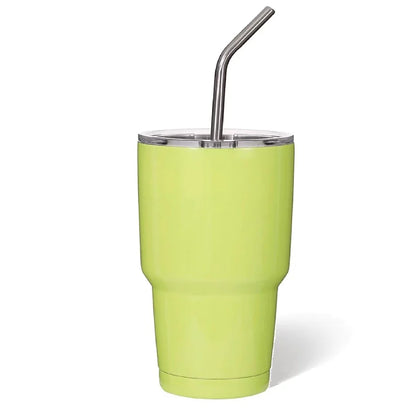 3oz DIY Blank Sublimation shot glass Tumbler double insulated with stainless straw