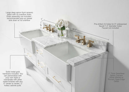 Hayley 60" Bath Vanity Set