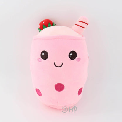 Boba Stuffed Animal, Bubble Tea Toy, Ultra Soft Spandex Fabric, 25cm 35cm Kawaii Figure, Cute Room Decor For Her