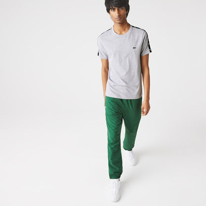 Lacoste Men's Crew Neck Crocodile Bands T-Shirt