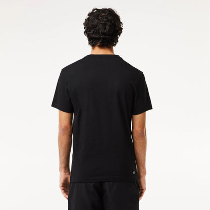 Lacoste Men's Sport Ultra-Dry Croc Print T-Shirt