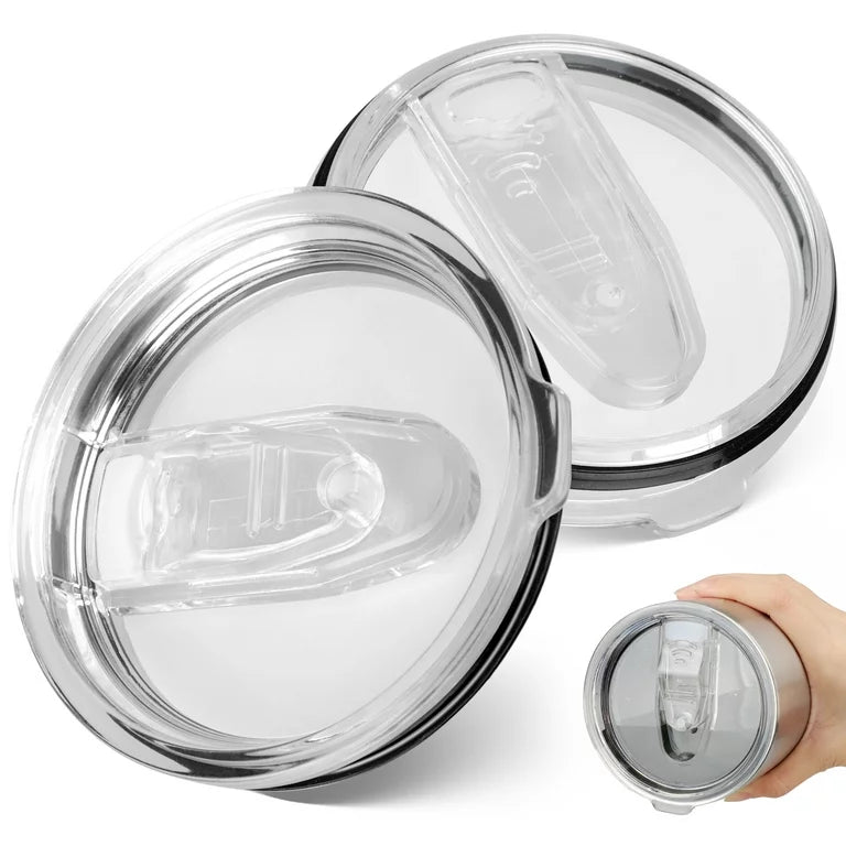 15oz, 20oz, 25oz, 30oz Tumbler Lids and 25oz Glass Tumbler Lids for Straight Skinny Tumblers