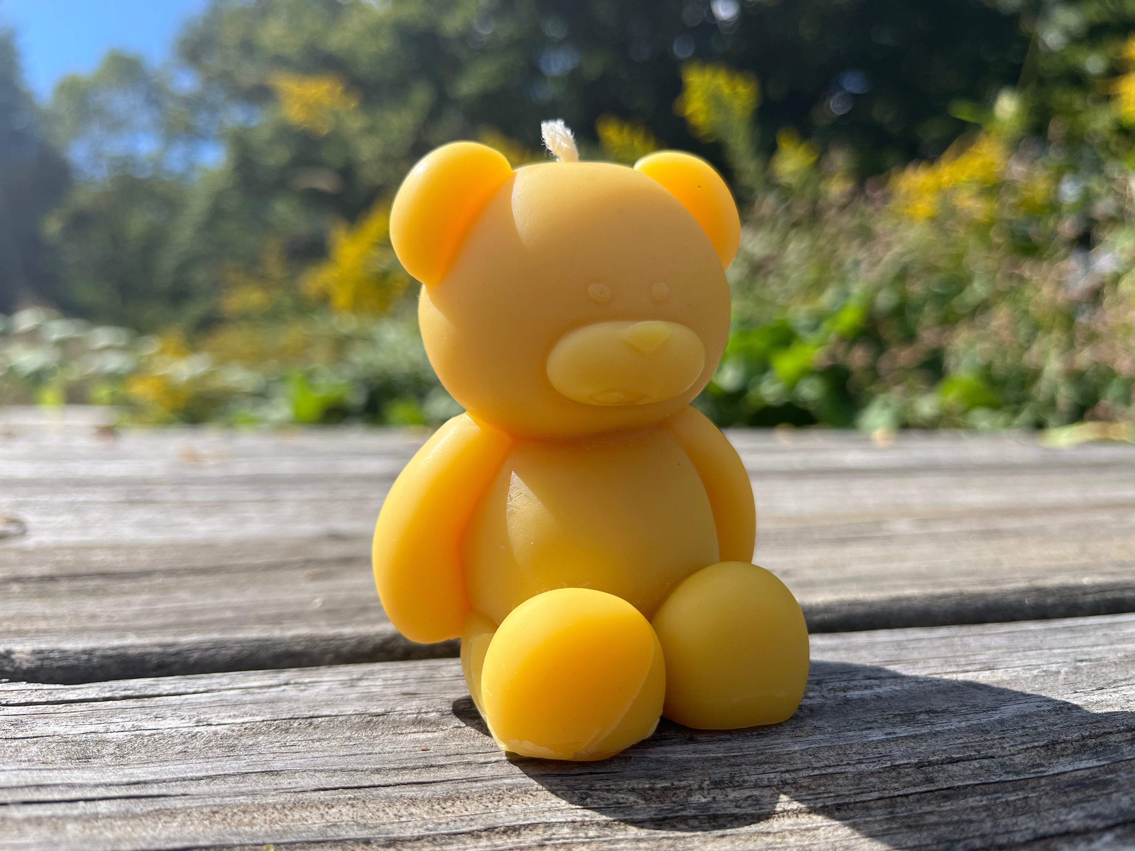 Valentine Cuddle Bear Candle