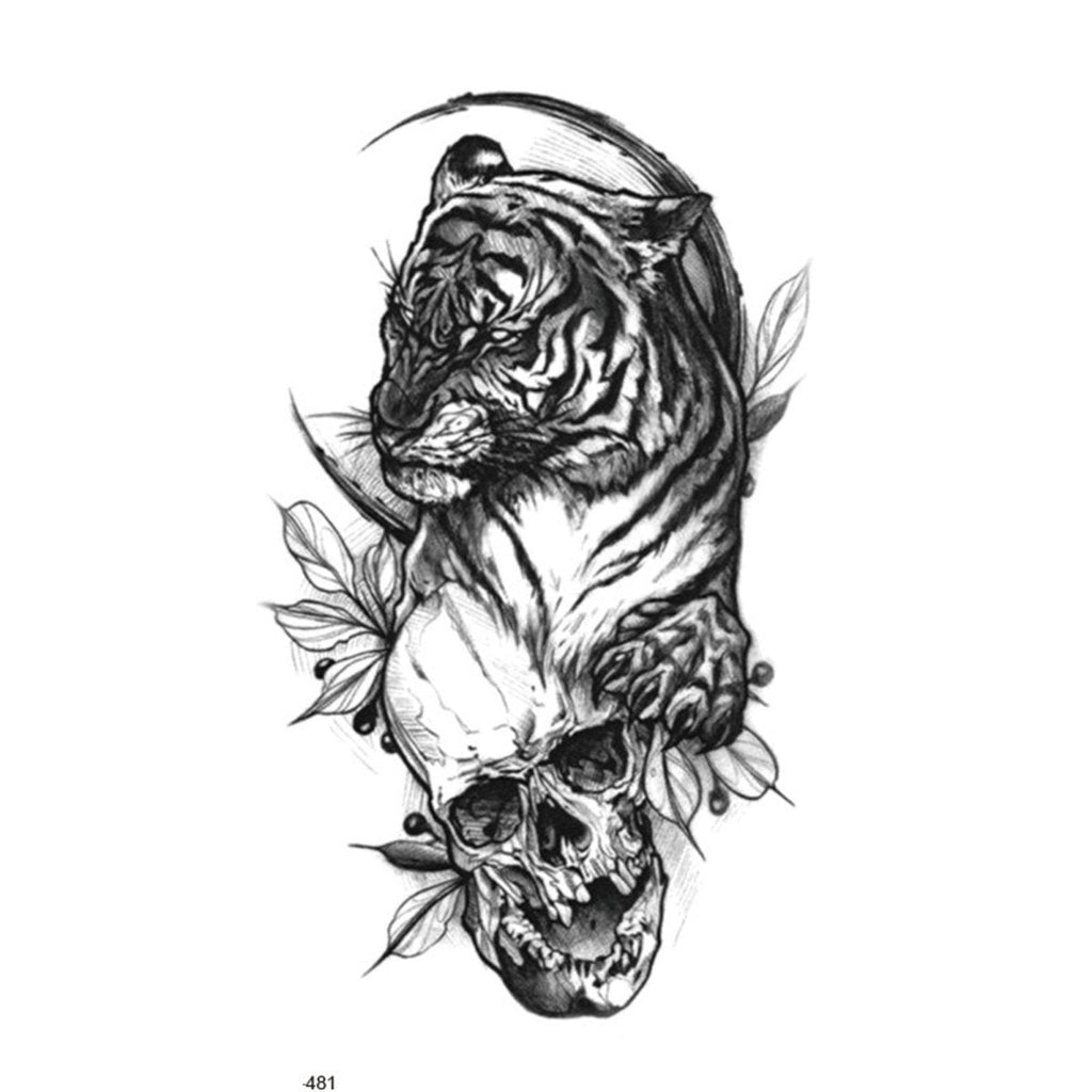 Half Sleeve Temporary Tattoos – 11 Sheets for Arm, Back, or Leg