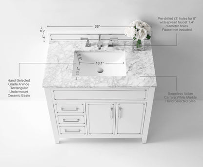 Aspen 36" Bath Vanity Set