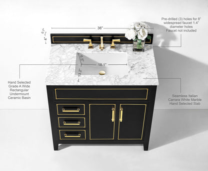 Aspen 36" Bath Vanity Set