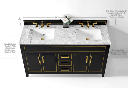Aspen 60" Bath Vanity Set