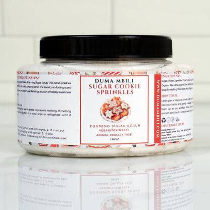 Sugar Cookie Sprinkles Foaming Sugar Scrub