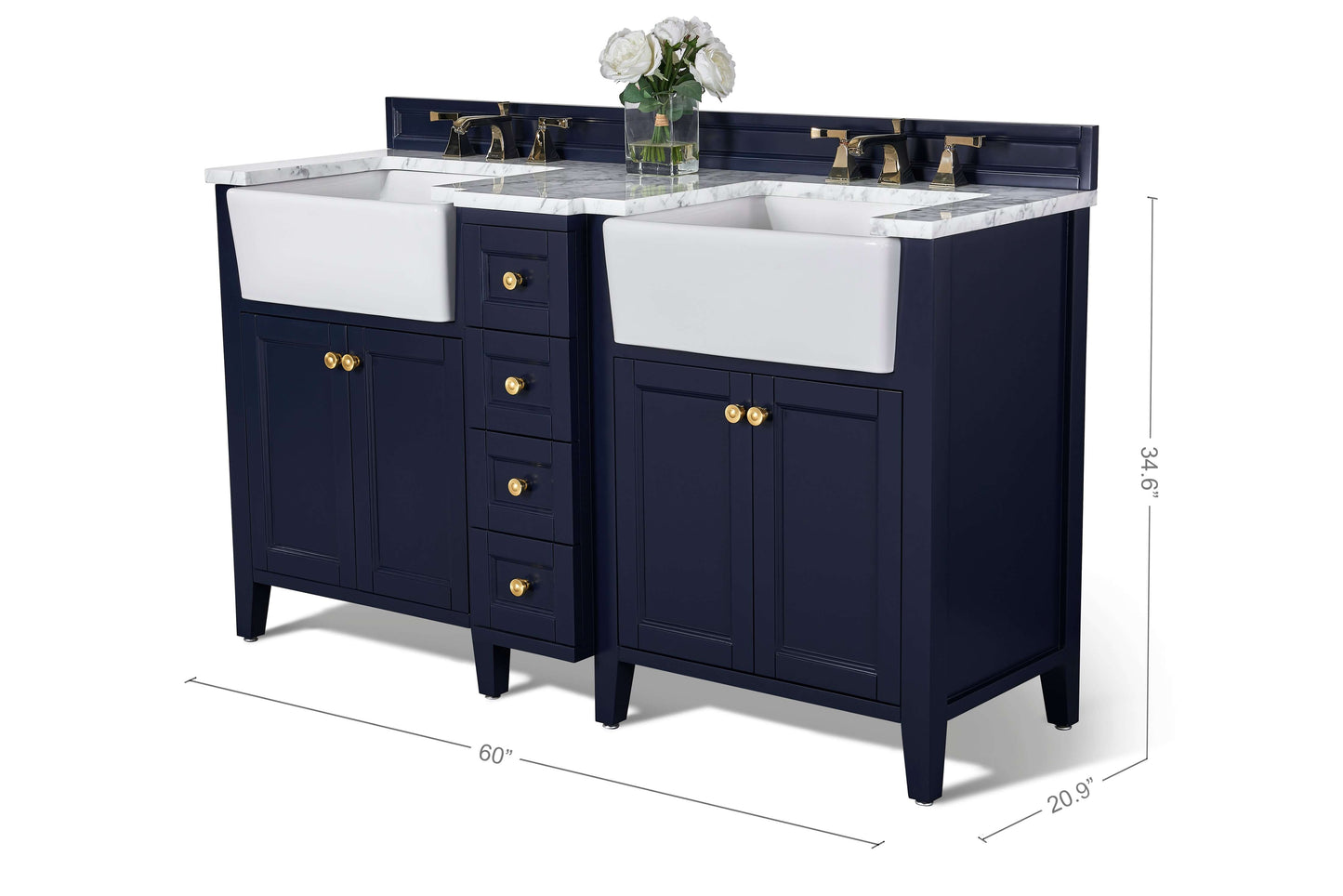 Adeline 60" Bath Vanity Set