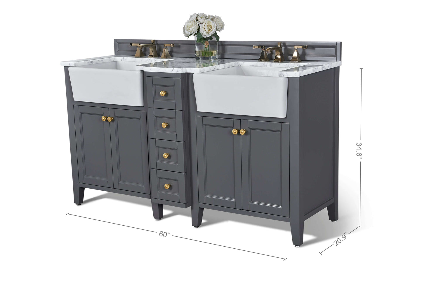 Adeline 60" Bath Vanity Set