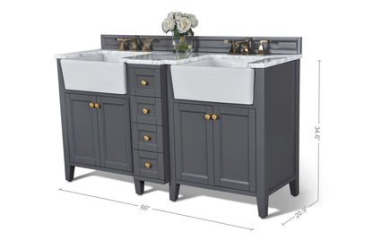Adeline 60" Bath Vanity Set