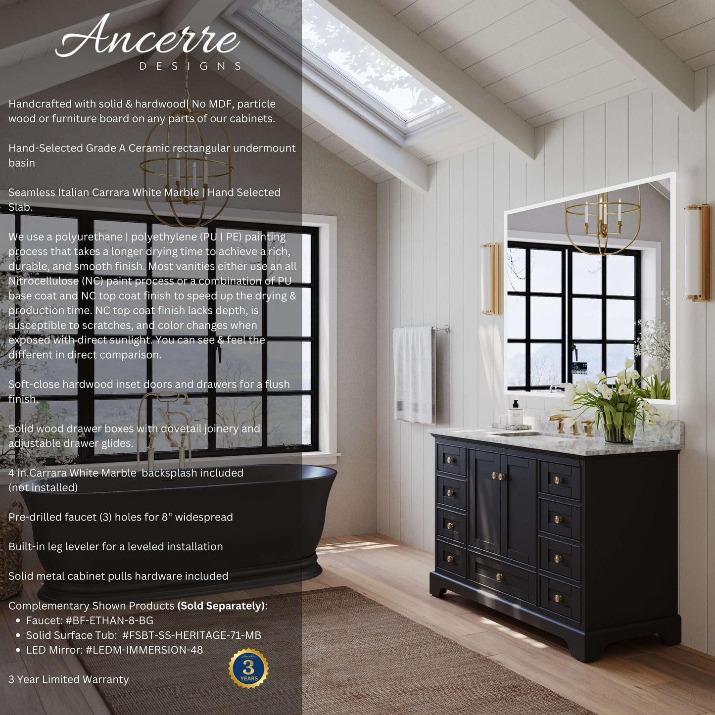 Audrey 48" Bath Vanity Set