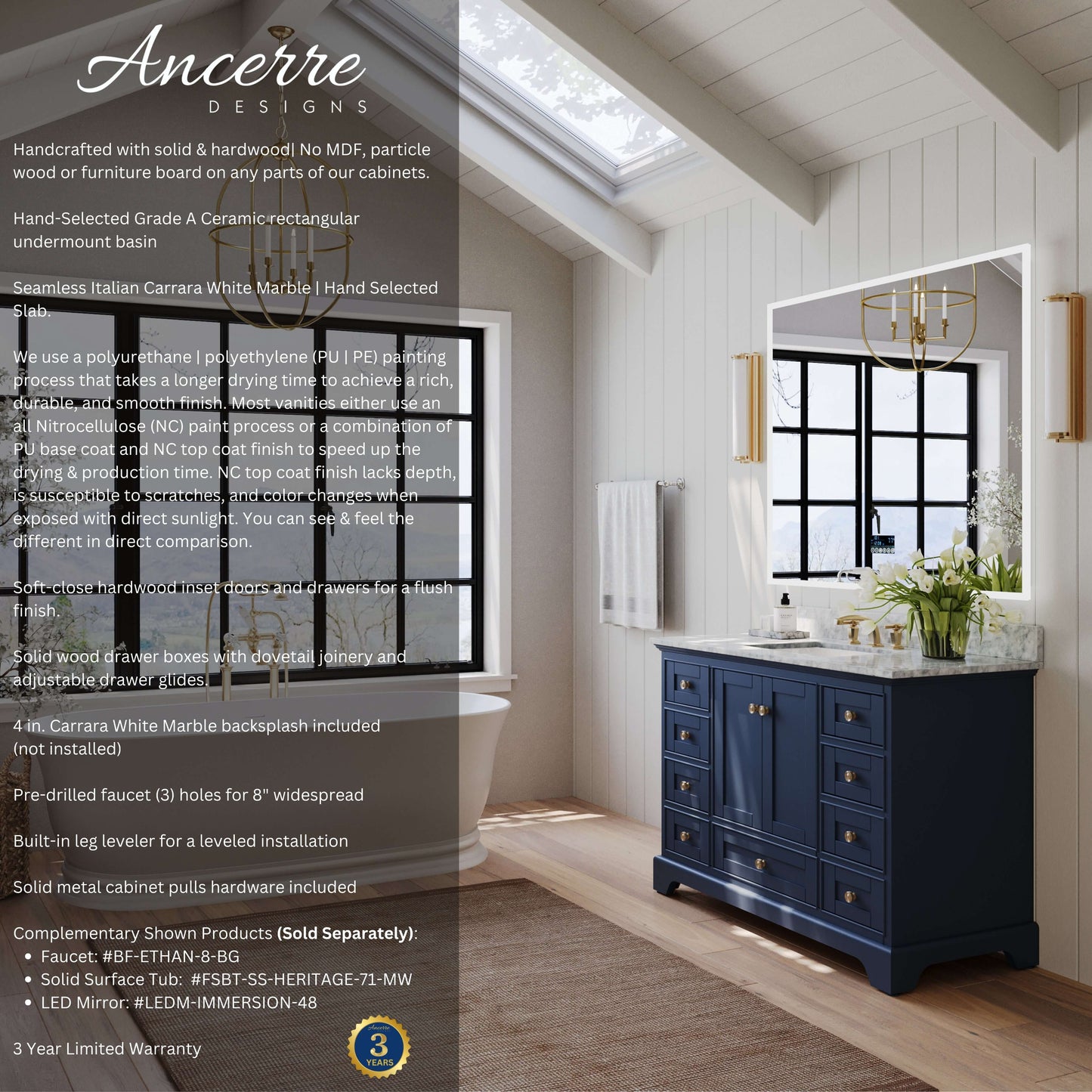 Audrey 48" Bath Vanity Set