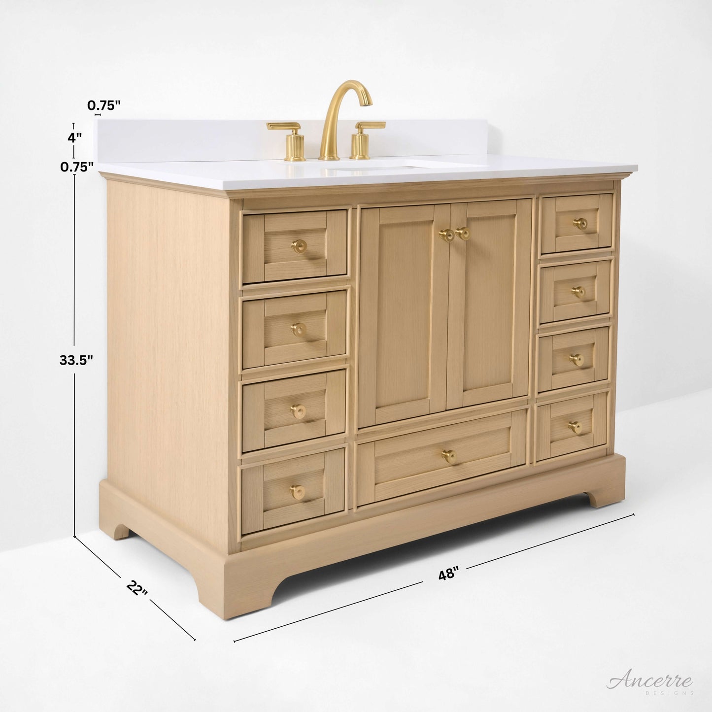 Audrey 48" Bath Vanity Set