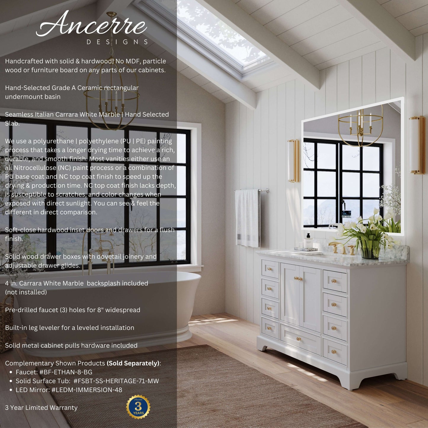 Audrey 48" Bath Vanity Set