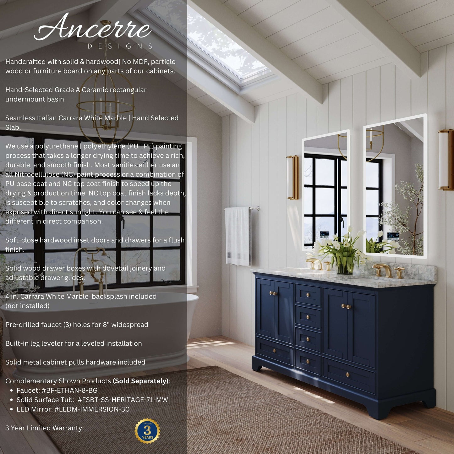 Audrey 48" Bath Vanity Set
