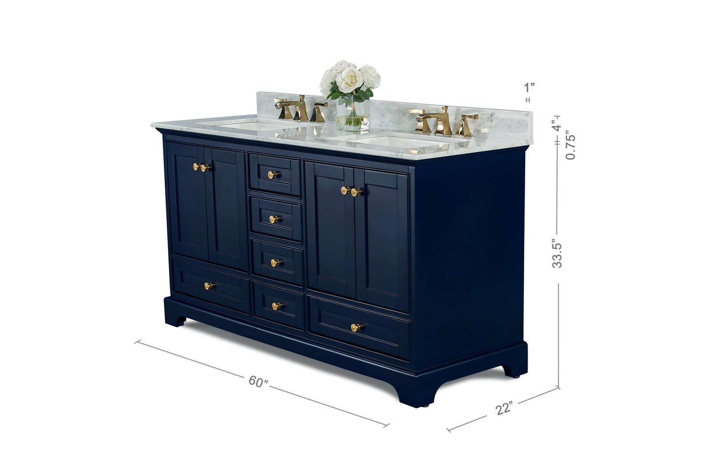 Audrey 60" Bath Vanity Set