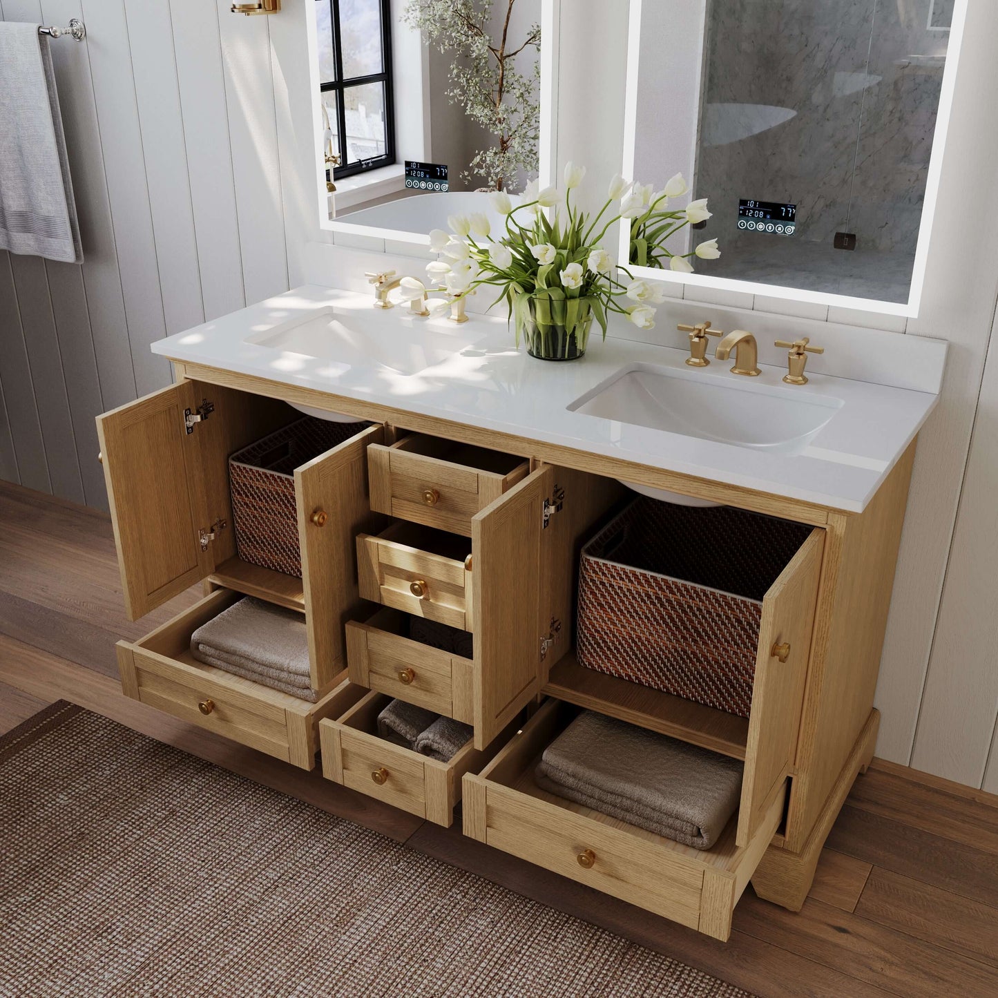 Audrey 60" Bath Vanity Set