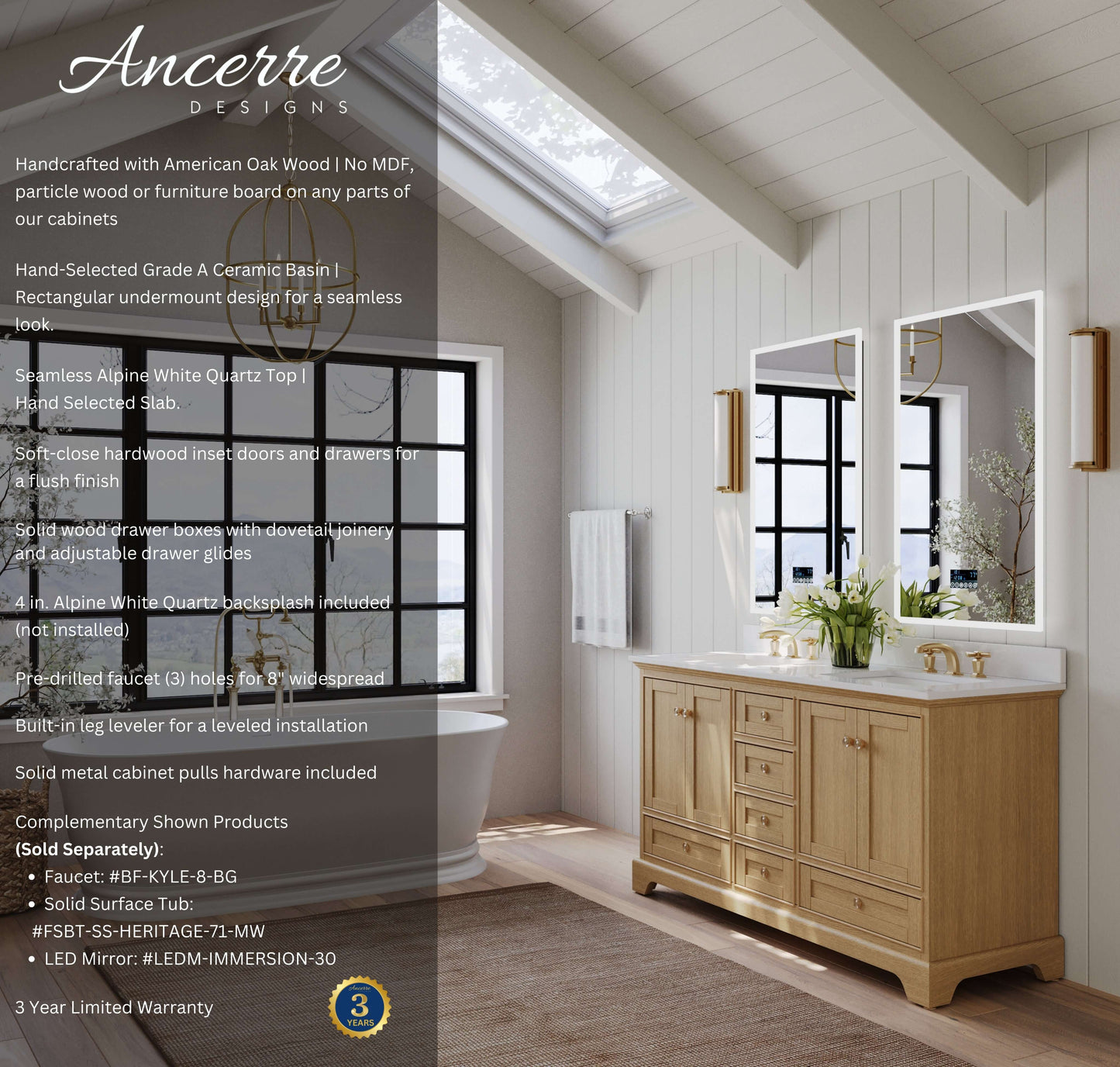 Audrey 48" Bath Vanity Set