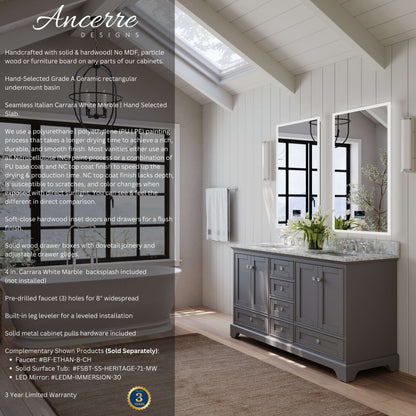 Audrey 60" Bath Vanity Set