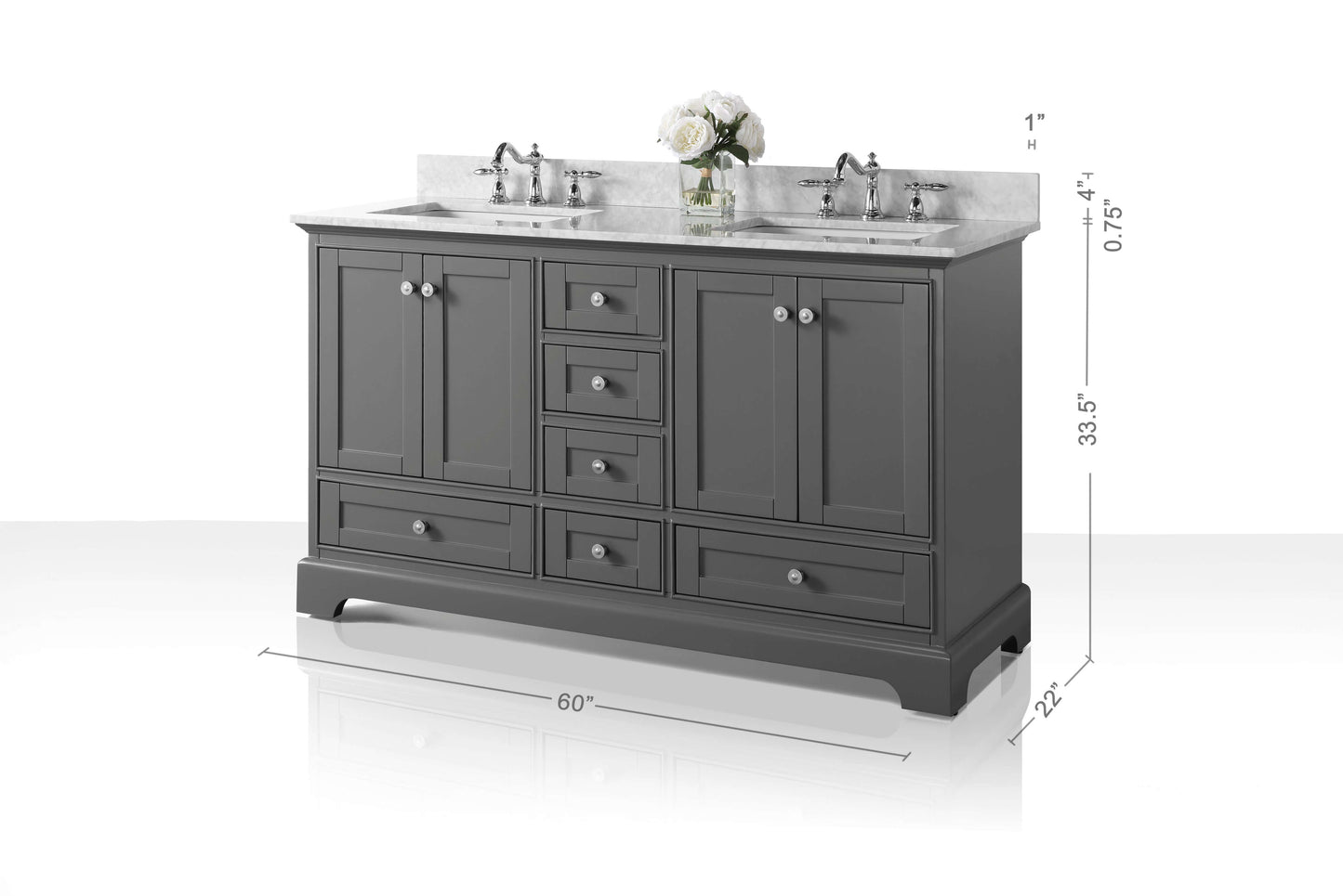 Audrey 60" Bath Vanity Set