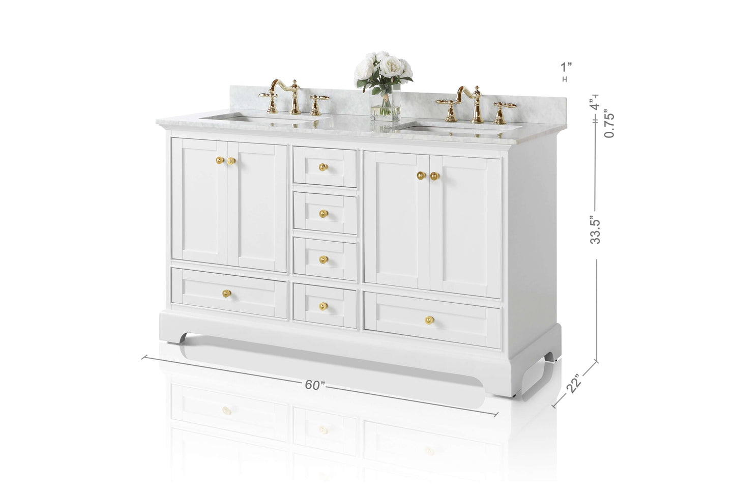 Audrey 60" Bath Vanity Set