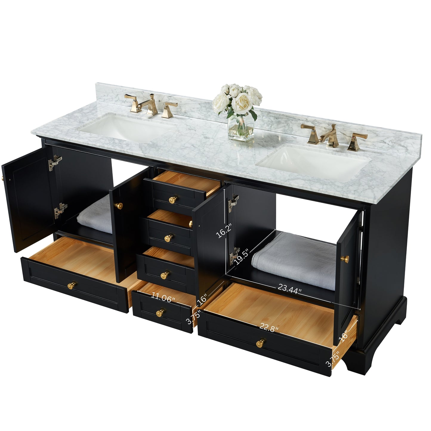 Audrey 66" Bath Vanity Set