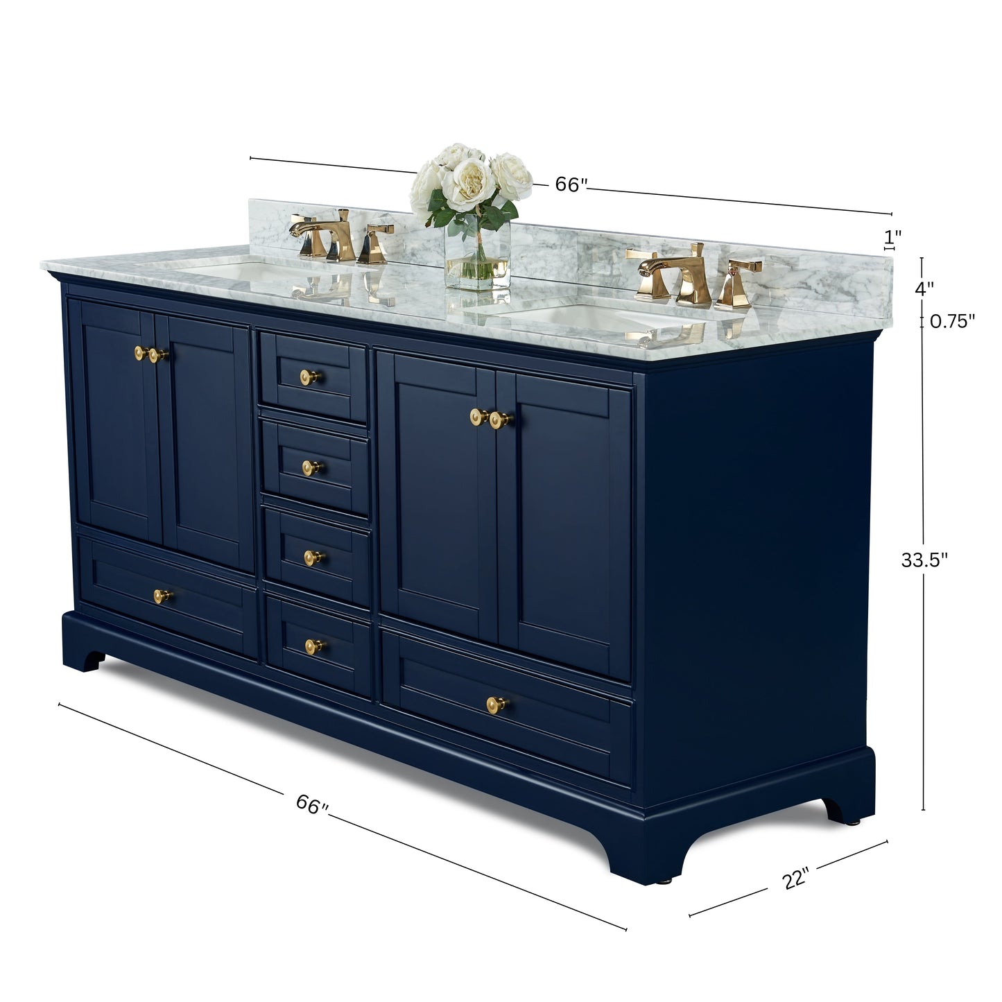 Audrey 66" Bath Vanity Set