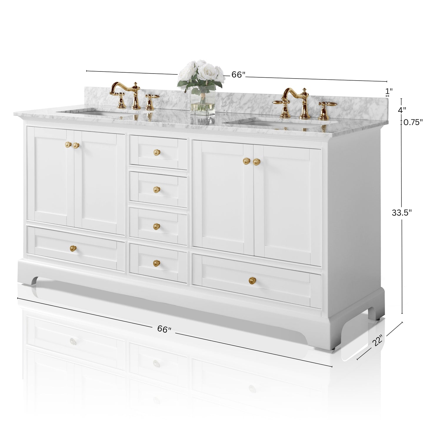 Audrey 66" Bath Vanity Set