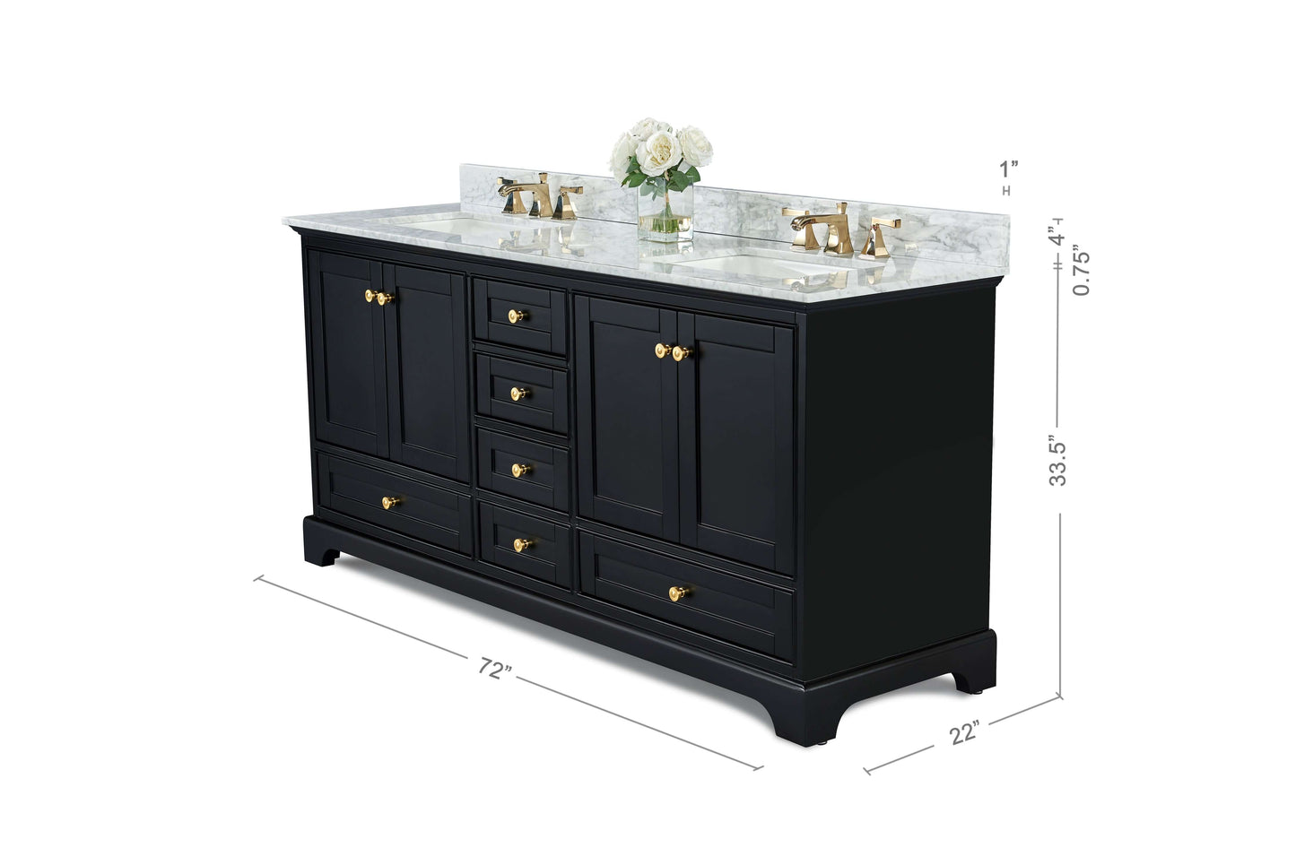 Audrey 72" Bath Vanity Set