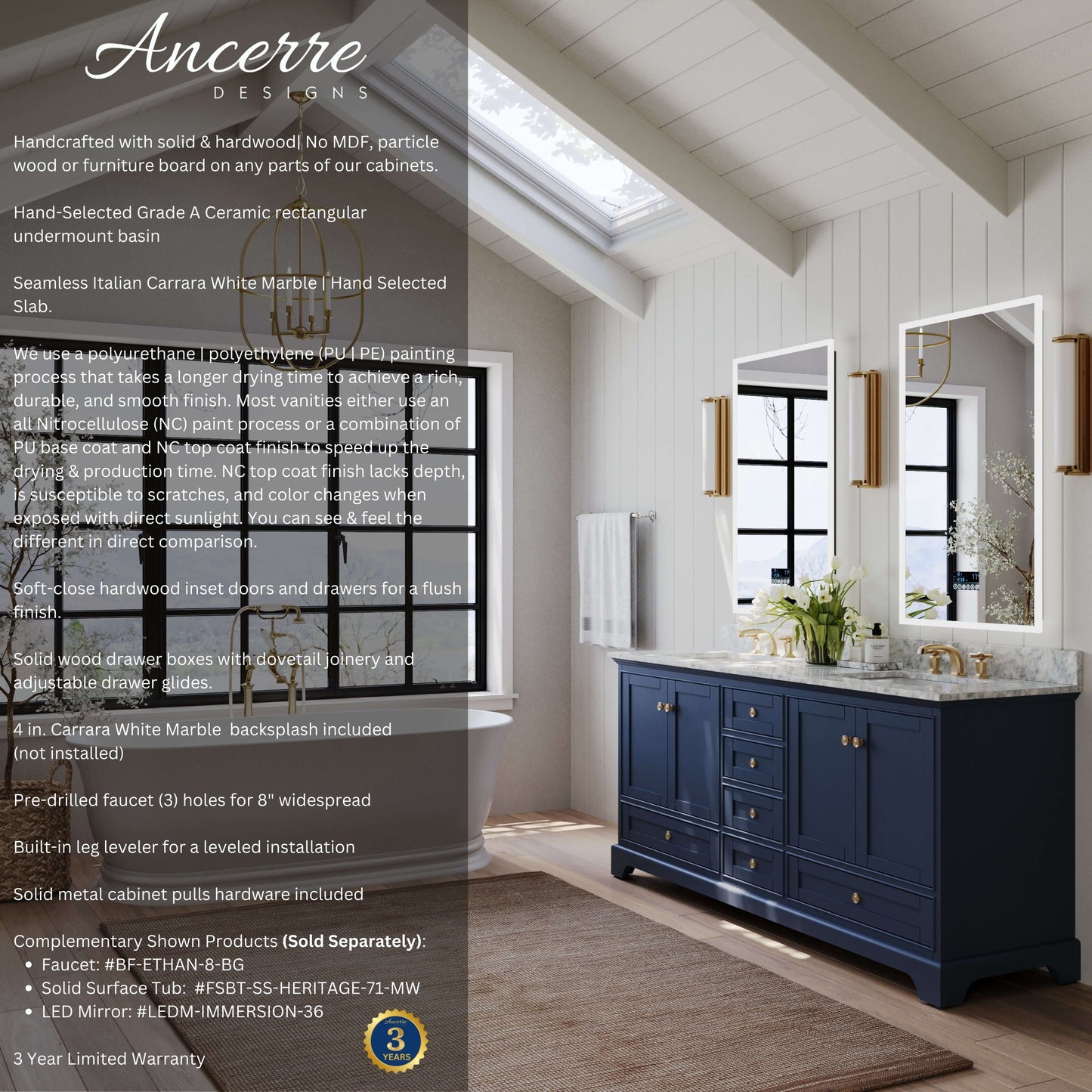 Audrey 48" Bath Vanity Set