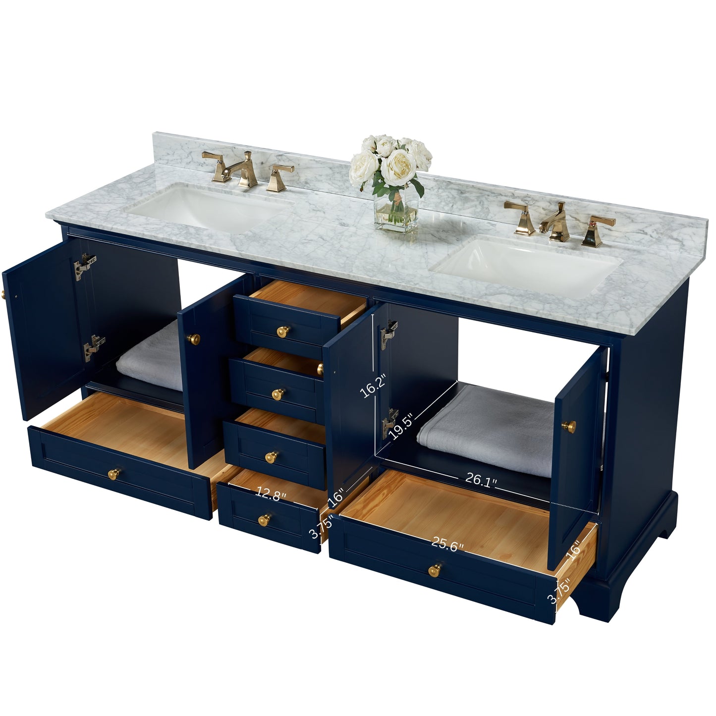 Audrey 66" Bath Vanity Set