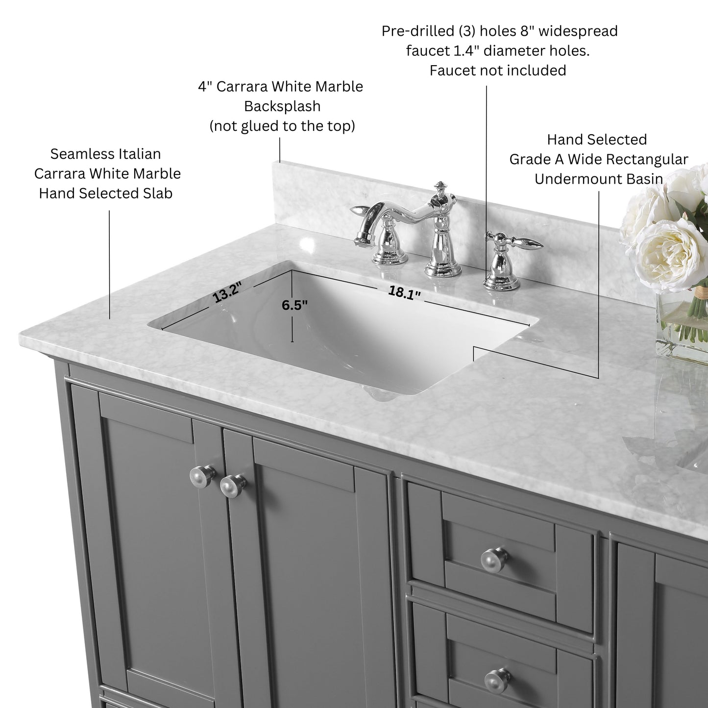 Audrey 66" Bath Vanity Set