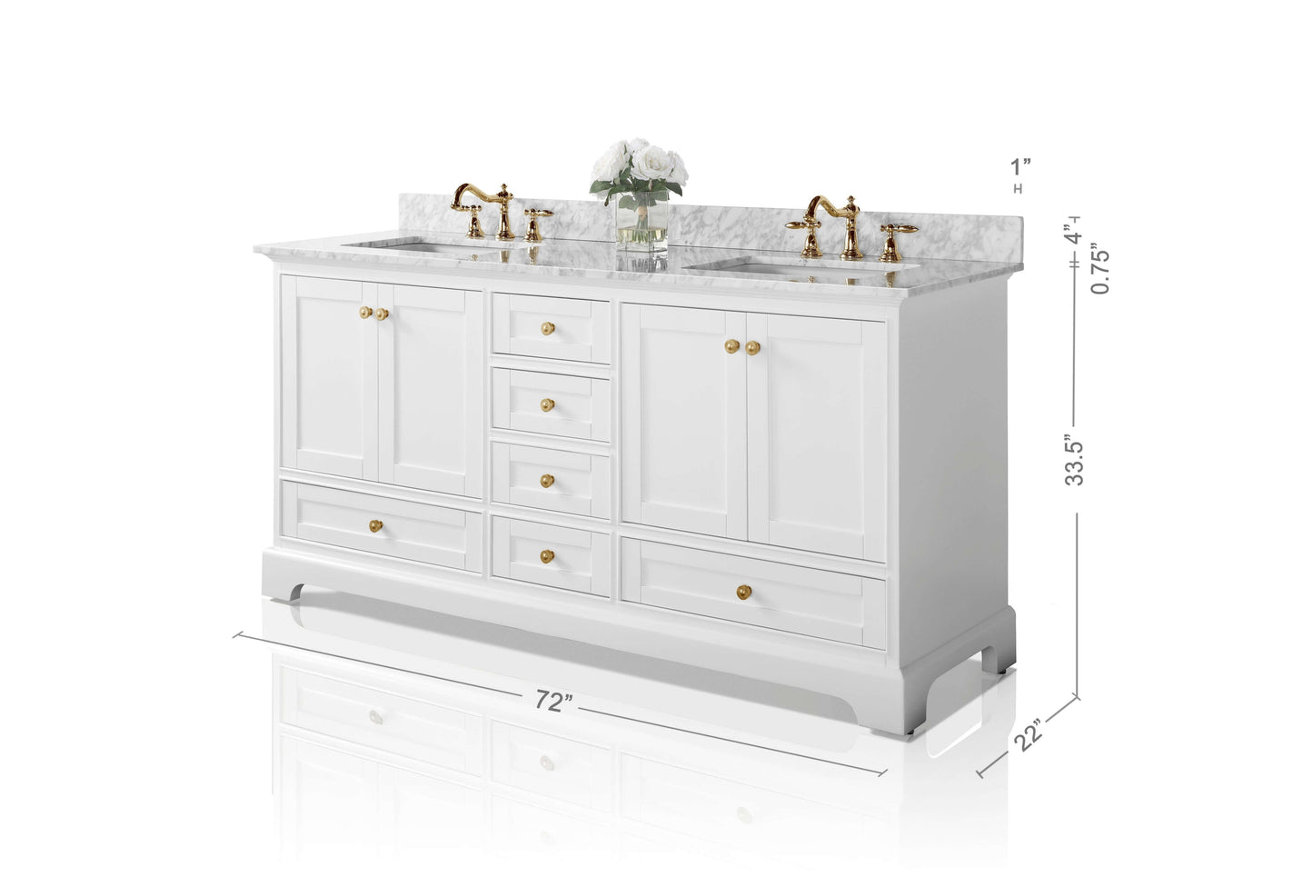 Audrey 72" Bath Vanity Set