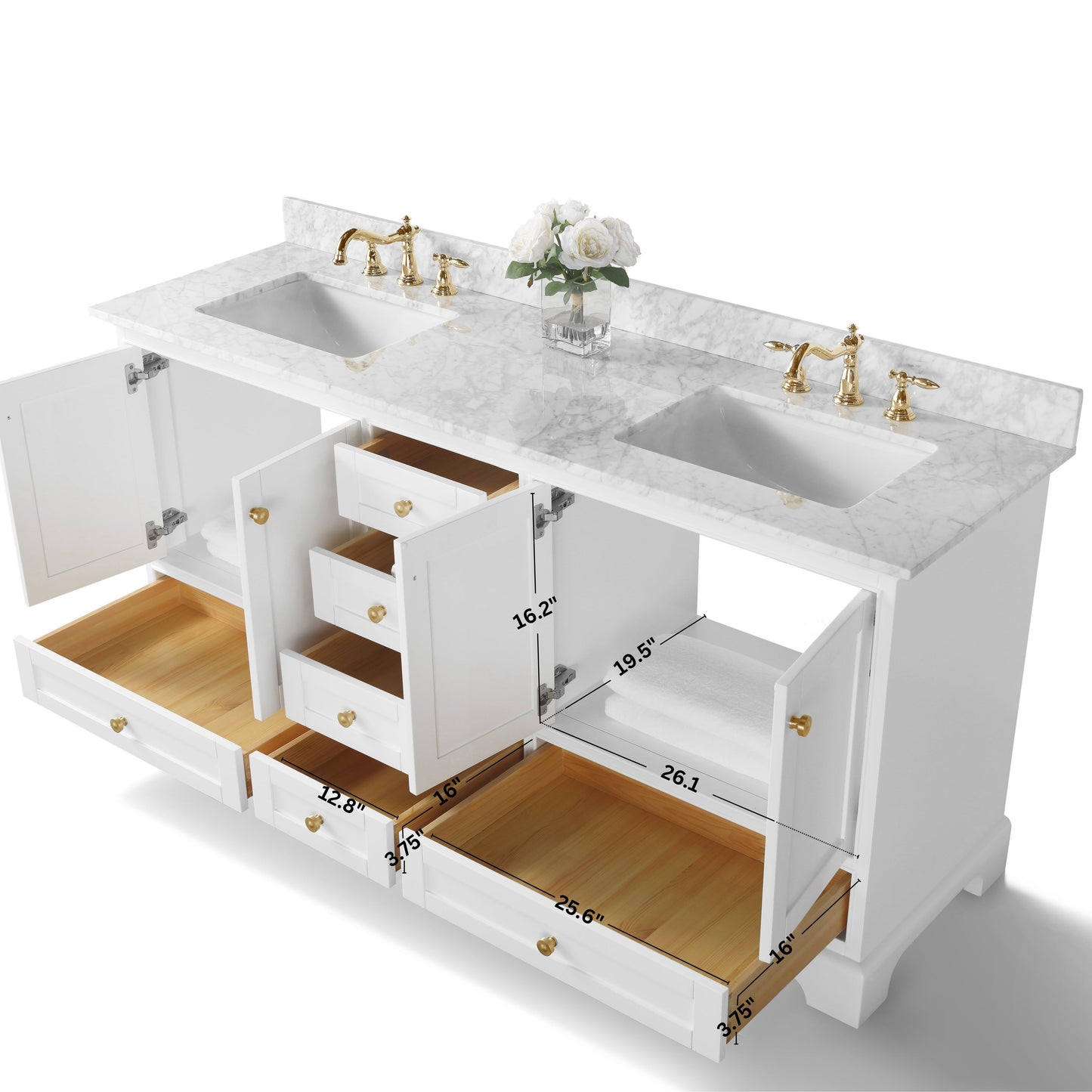 Audrey 66" Bath Vanity Set
