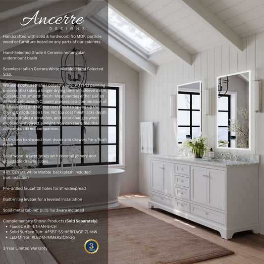Audrey 72" Bath Vanity Set