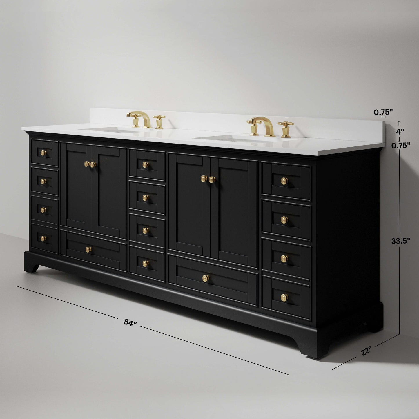 Audrey 84" Bath Vanity Set