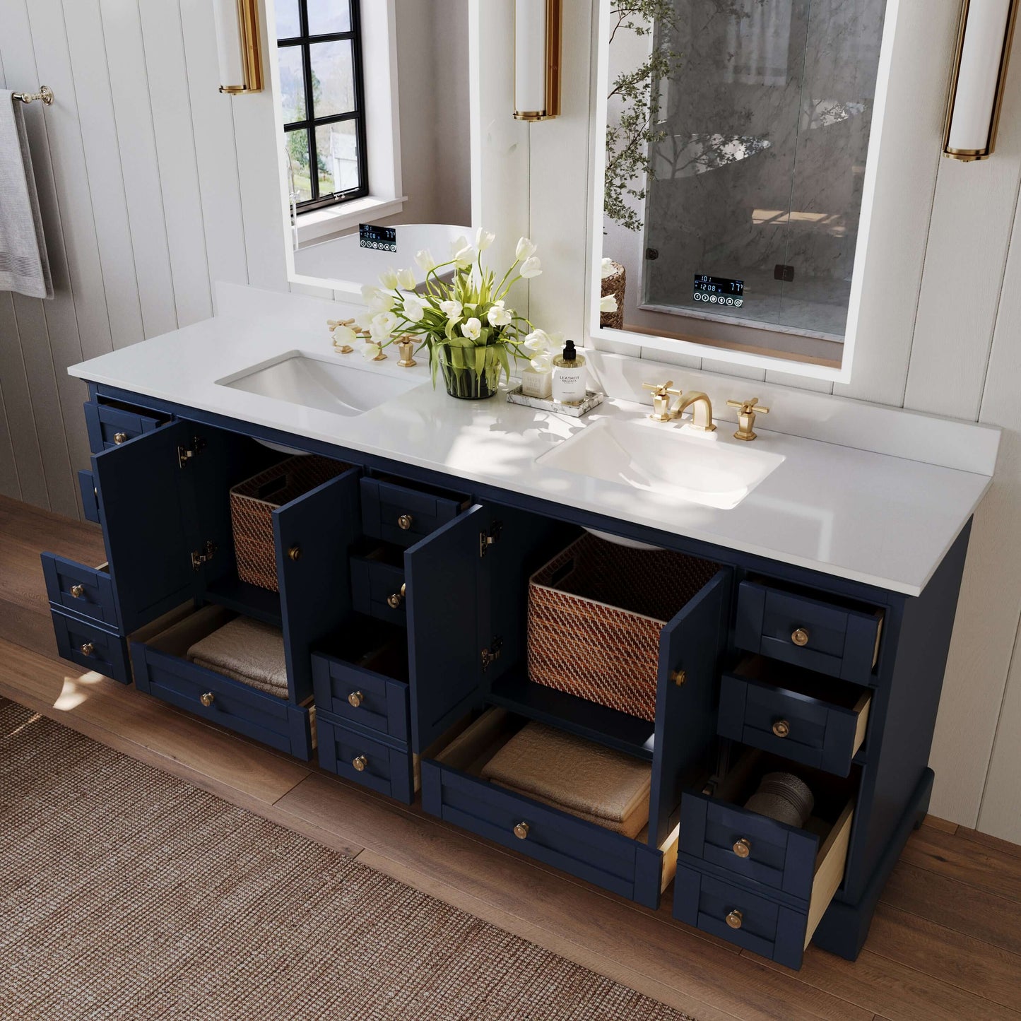 Audrey 84" Bath Vanity Set